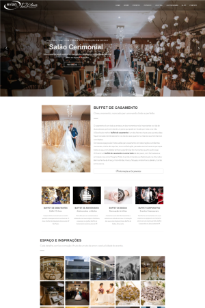 Site de Buffet de Casamento | Agência Criação